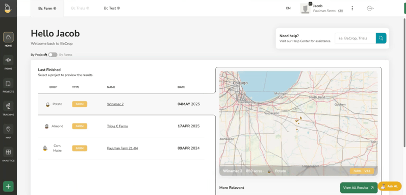 becrop - streamline navigation